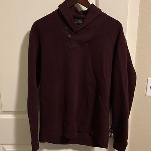 Polo Shawl Collar Sweater